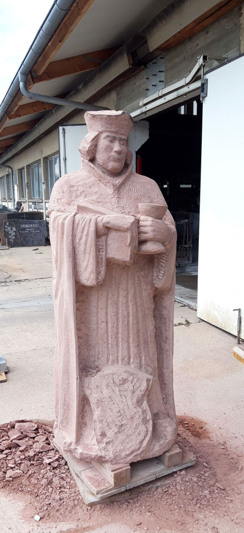 Konrad Koch, gen. Wimpina als Brunnenfigur