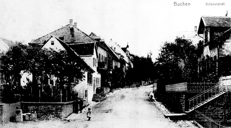Das ehemalige Villenviertel in Buchen – um 1900