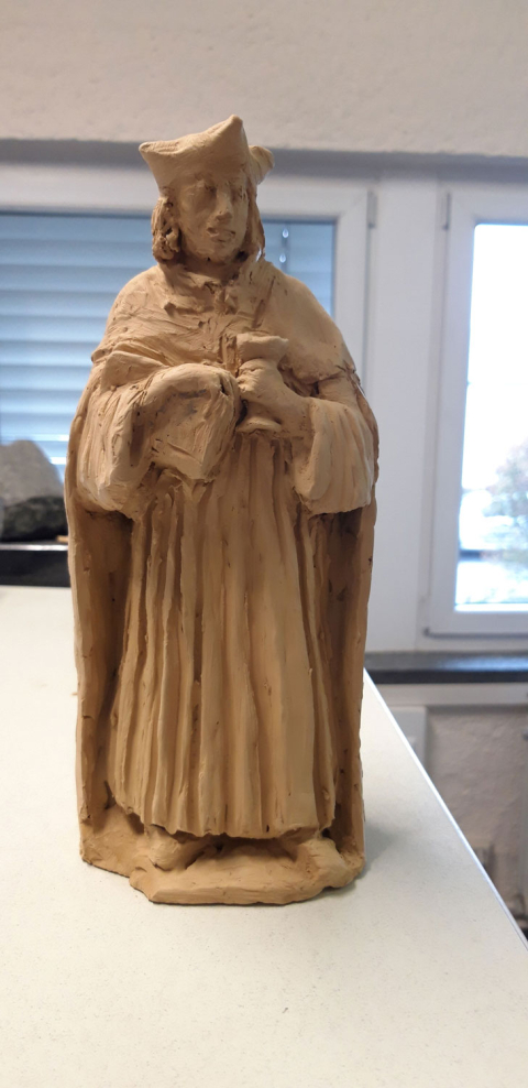 Modell der Brunnenfigur Konrad Koch alias "Wimpina"