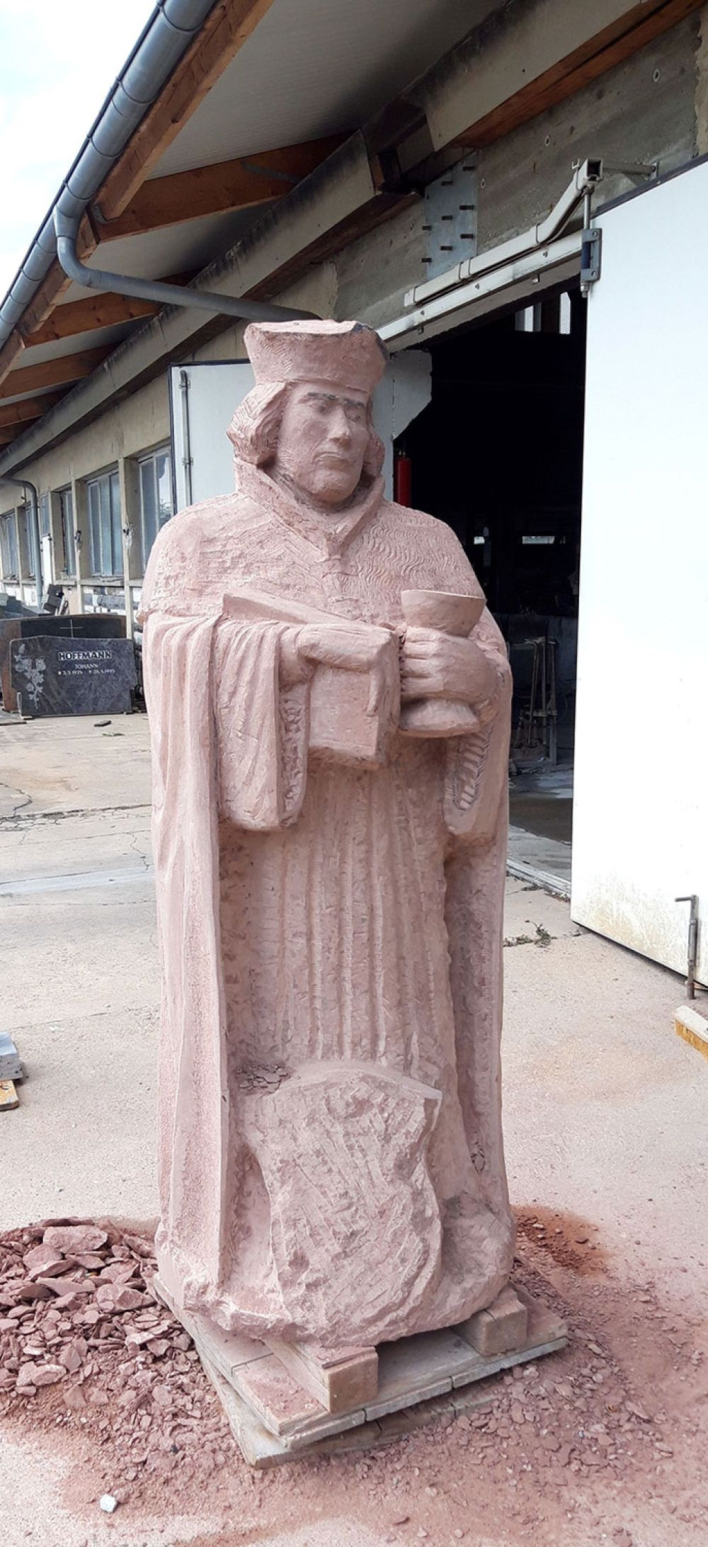 Konrad Koch, gen. Wimpina als Brunnenfigur